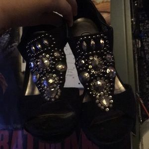 Black Statement Heels